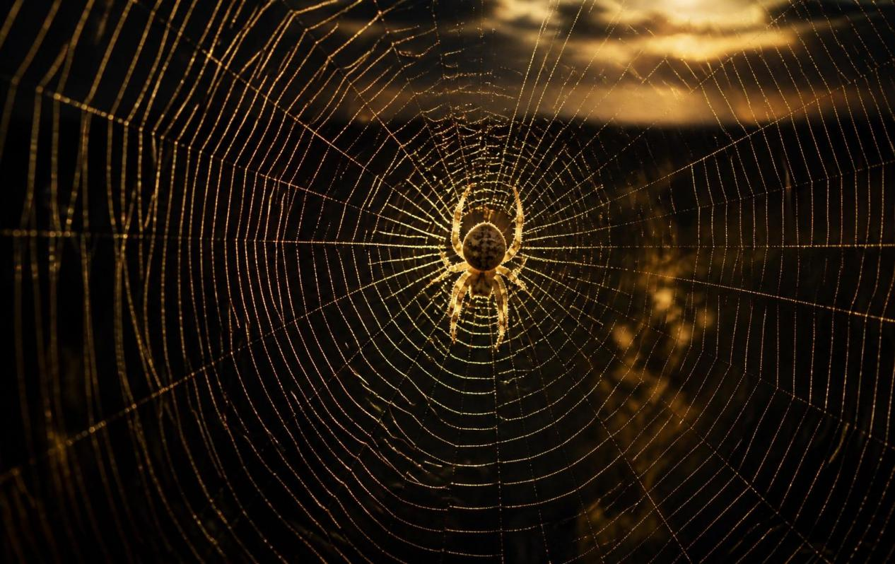 Goldene Spinnenseide