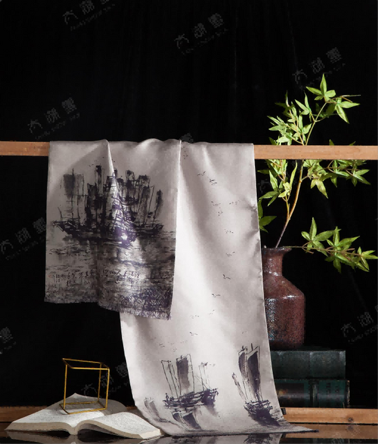 Herren-Seidenschal-Serie (1)