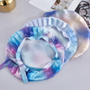 100% Tie-Dye-gedrucktes Mulberry Silk Motornet Turban Großhandelspreis