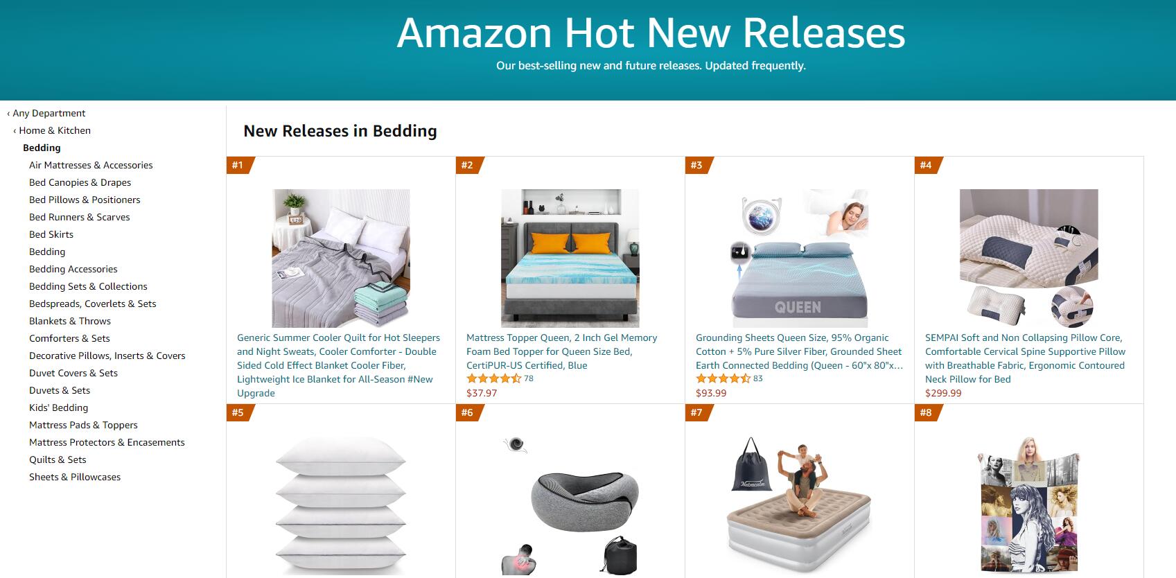 Amazon-Seiden-Bestseller