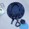 Motorhauben-Turban aus 100 % Maulbeerseide mit Krawatte zum Großhandelspreis