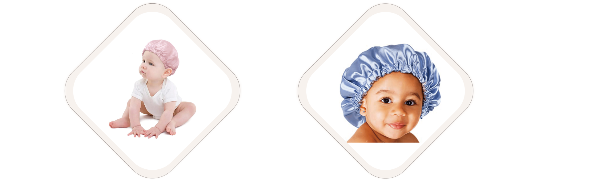 Verstellbare Schlafmütze aus Seide für Babys