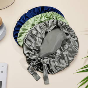 Motorhauben-Turban aus 100 % Maulbeerseide mit Krawatte zum Großhandelspreis