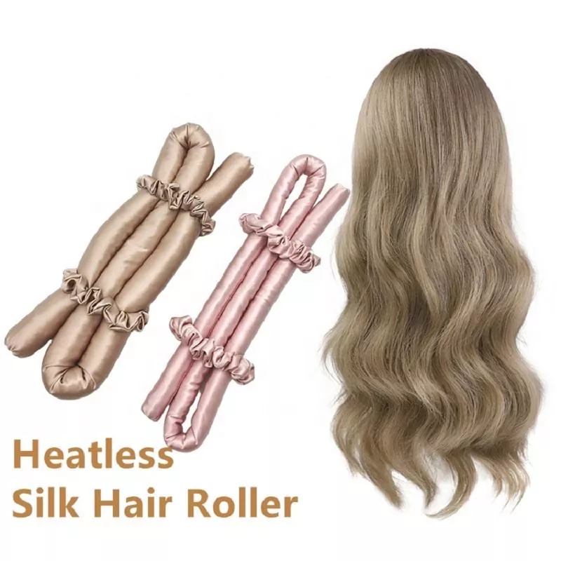 Seidenwärmungsloser Haar Curler2