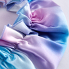 100% Tie-Dye-gedrucktes Mulberry Silk Motornet Turban Großhandelspreis