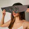 3D Contoured Seidenschlafmaske mit Augenbechern