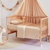 Großhandel für Babybettlaken aus Maulbeerseide für Babywiege und Minibett, 19/22 Momme Bio-Spannbettlaken aus echter Seide, Großpackung – Taihu Snow Silk