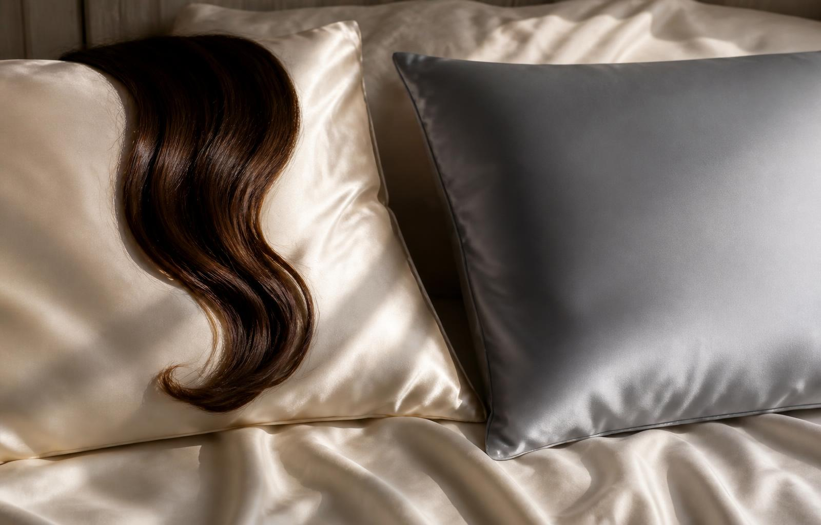 Seide oder Satin für die Haare? Wählen Sie den richtigen Kissenbezug für Ihren Haartyp