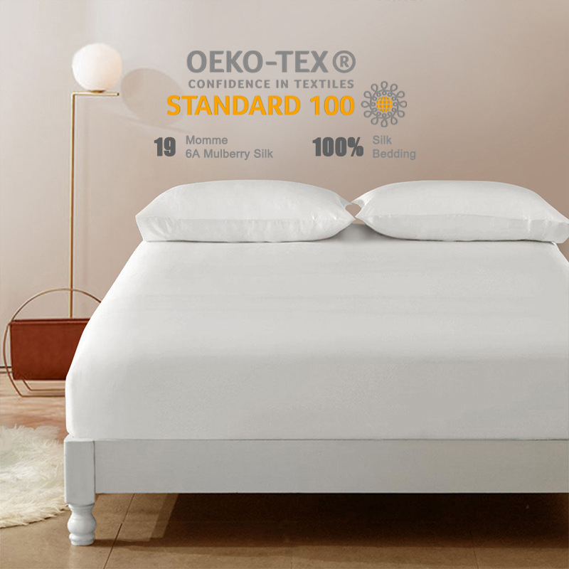 Spannbettlaken aus 100 % reiner Maulbeerseide, Seidenbettlaken im Großhandel – Taihu Snow Silk